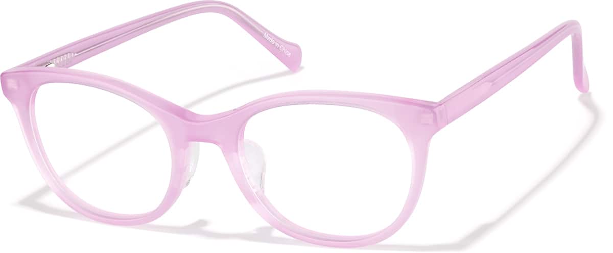 Angle view of Cat-Eye Glasses 4479317 in Purple
