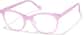 Angle view of Cat-Eye Glasses 4479317 in Purple thumbnail