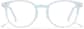 Front view of Square Glasses 4479416 in Blue thumbnail