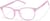 Angle view of Square Glasses 4479417 in Purple thumbnail