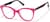 Angle view of Cat-Eye Glasses 4479519 in Pink thumbnail