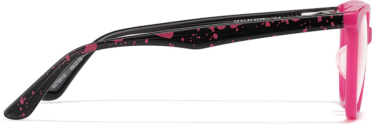 Side view of Cat-Eye Glasses 4479519 in Pink