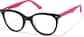 Angle view of Cat-Eye Glasses 4479521 in Black thumbnail