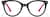 Front view of Cat-Eye Glasses 4479521 in Black thumbnail