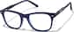Angle view of Square Glasses 4479616 in Blue thumbnail