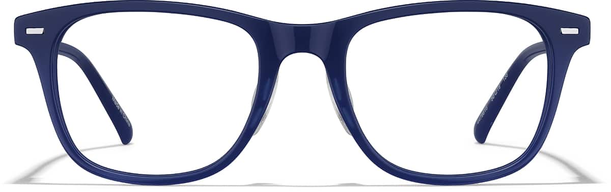 Front view of Square Glasses 4479616 in Blue