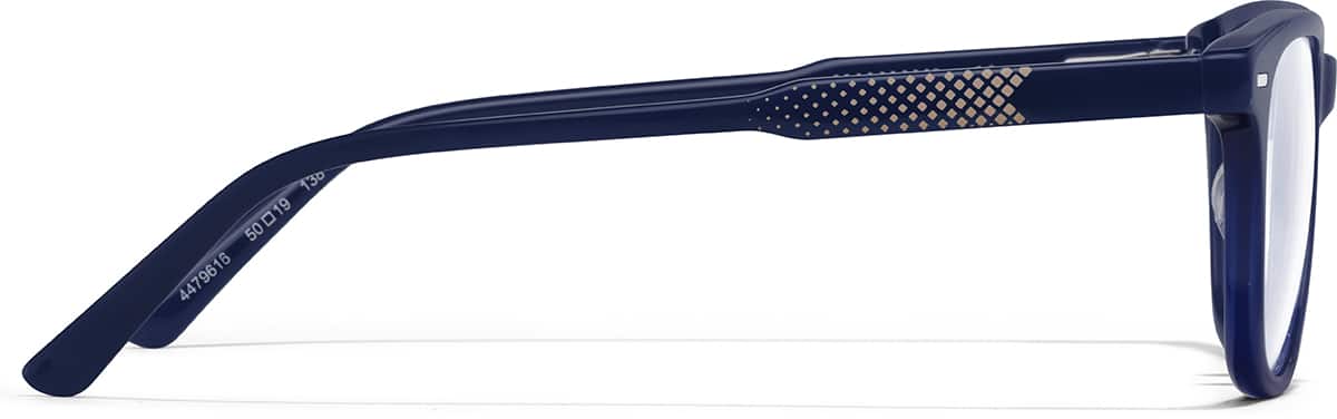 Side view of Square Glasses 4479616 in Blue