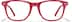 Square Glasses 4479618 in Red