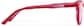 Side view of Square Glasses 4479618 in Red thumbnail