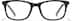Rectangle Glasses 4479721 in Black