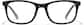 Front view of Rectangle Glasses 4479721 in Black thumbnail