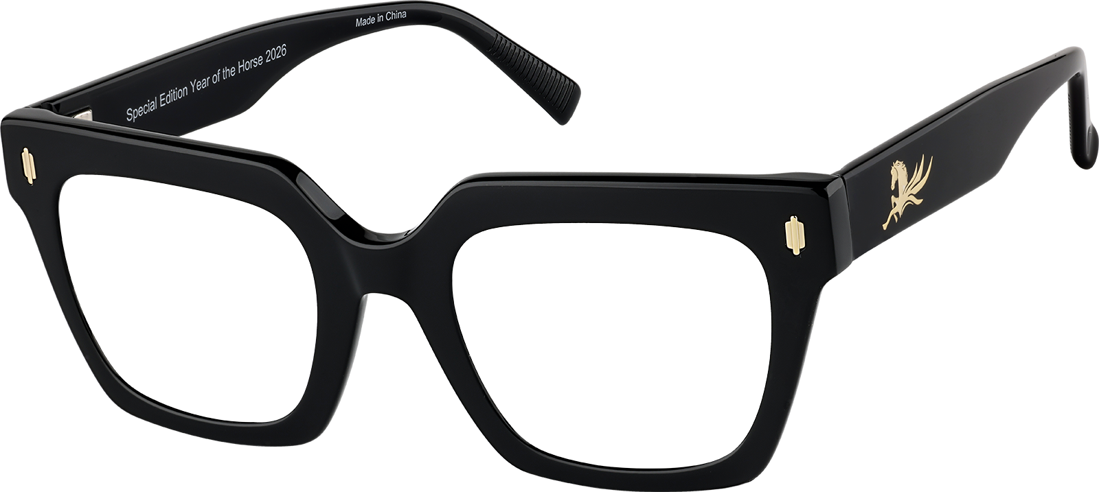Black Radiant Stride #4480721 | Zenni Optical
