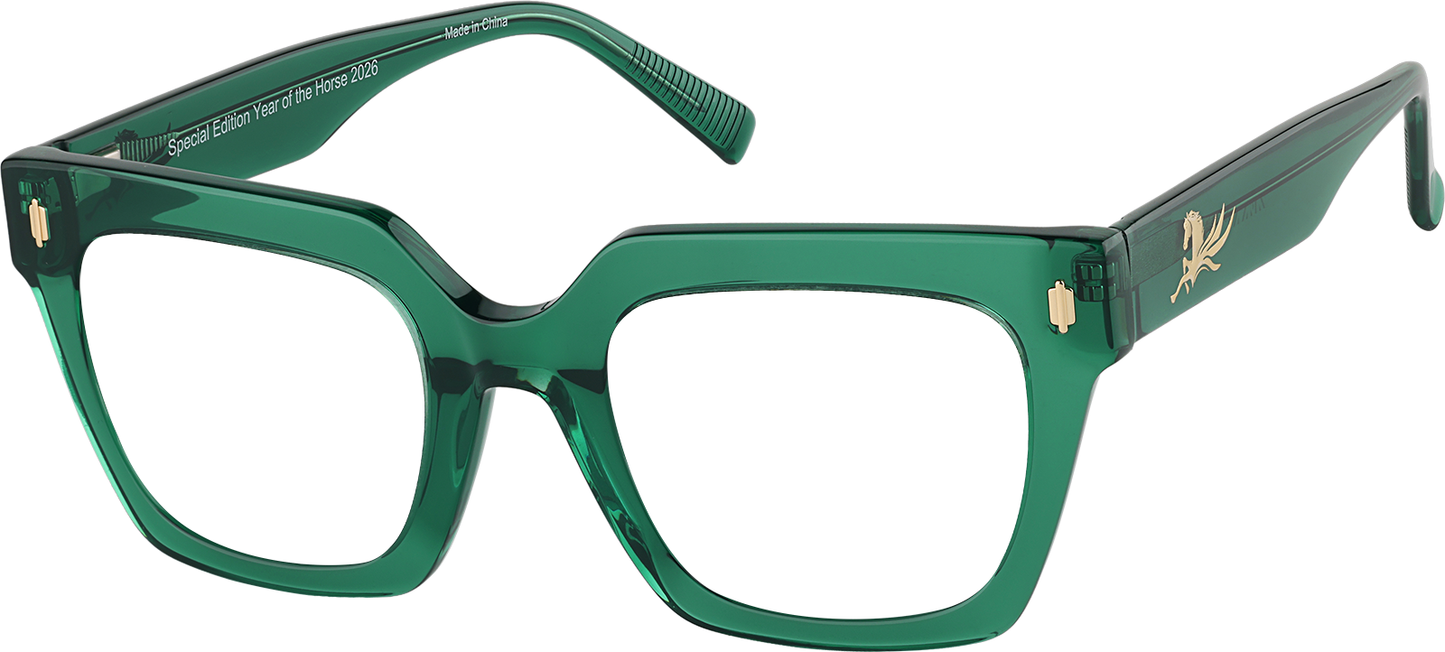 Transparent Green Radiant Stride #4480724 | Zenni Optical Canada