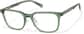 Angle view of Lentes rectangulares 4481424 in Verde cristal thumbnail