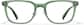 Front view of Lentes rectangulares 4481424 in Verde cristal thumbnail