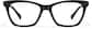 Front view of Rectangle Glasses 4481521 in Black thumbnail