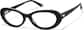 Angle view of Oval Glasses 4481621 in Black thumbnail