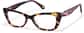 Angle view of Virgo Zodiac Acetate Cat Eye Glasses  4481925 in Purple Tortoiseshell thumbnail