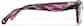 Side view of Virgo Zodiac Acetate Cat Eye Glasses  4481925 in Purple Tortoiseshell thumbnail