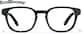 Front view of Square Glasses 4482221 in Black thumbnail