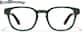 Front view of Square Glasses 4482224 in Forest Green thumbnail