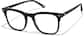 Angle view of Square Glasses 4482321 in Black thumbnail