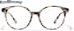Front view of Round Glasses 4482435 in Ivory Tortoiseshell thumbnail