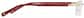 Side view of Aries Square Eyeglasses 4482518 in Gold and Red thumbnail