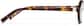 Side view of Oval Glasses 4482725 in Brown Tortoiseshell thumbnail