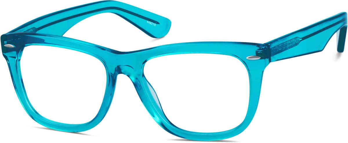 Angle view of Bolinas Eyeglasses 449216 in Blue