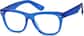 Angle view of Olvera Eyeglasses 449416 in Blue thumbnail