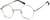 Angle view of Round Glasses 450011 in Silver thumbnail