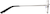 Side view of Round Glasses 450011 in Silver thumbnail