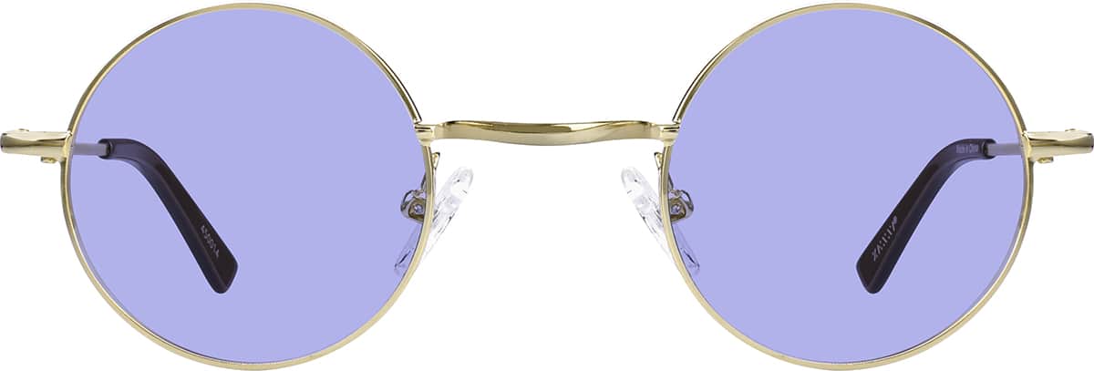 Round Glasses 450014 in Gold