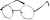 Angle view of Round Glasses 450021 in Black thumbnail