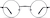 Front view of Round Glasses 450021 in Black thumbnail