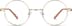 Round Glasses 450114 in Gold