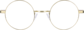 Front view of Round Glasses 450114 in Gold thumbnail