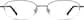 Front view of Oval Glasses 450312 in Gray thumbnail