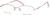 Angle view of Oval Glasses 450319 in Pink thumbnail