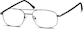 Angle view of Aviator Glasses 451312 in Gray thumbnail