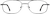 Front view of Aviator Glasses 451312 in Gray thumbnail