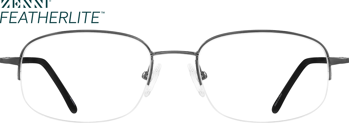 Gray Oval Glasses