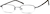 Angle view of Oval Glasses 452012 in Gray thumbnail