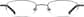 Front view of Oval Glasses 452012 in Gray thumbnail