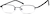 Angle view of Oval Glasses 452021 in Black thumbnail