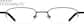 Front view of Oval Glasses 452021 in Black thumbnail