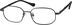 Rectangle Glasses 452312 in Gray