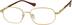 Rectangle Glasses 452314 in Gold