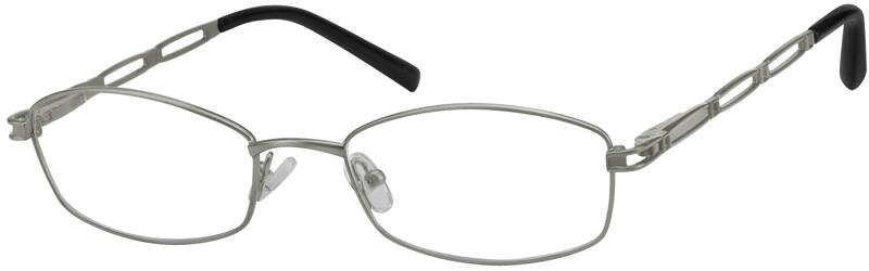 Silver Rectangle Glasses #452611 | Zenni Optical
